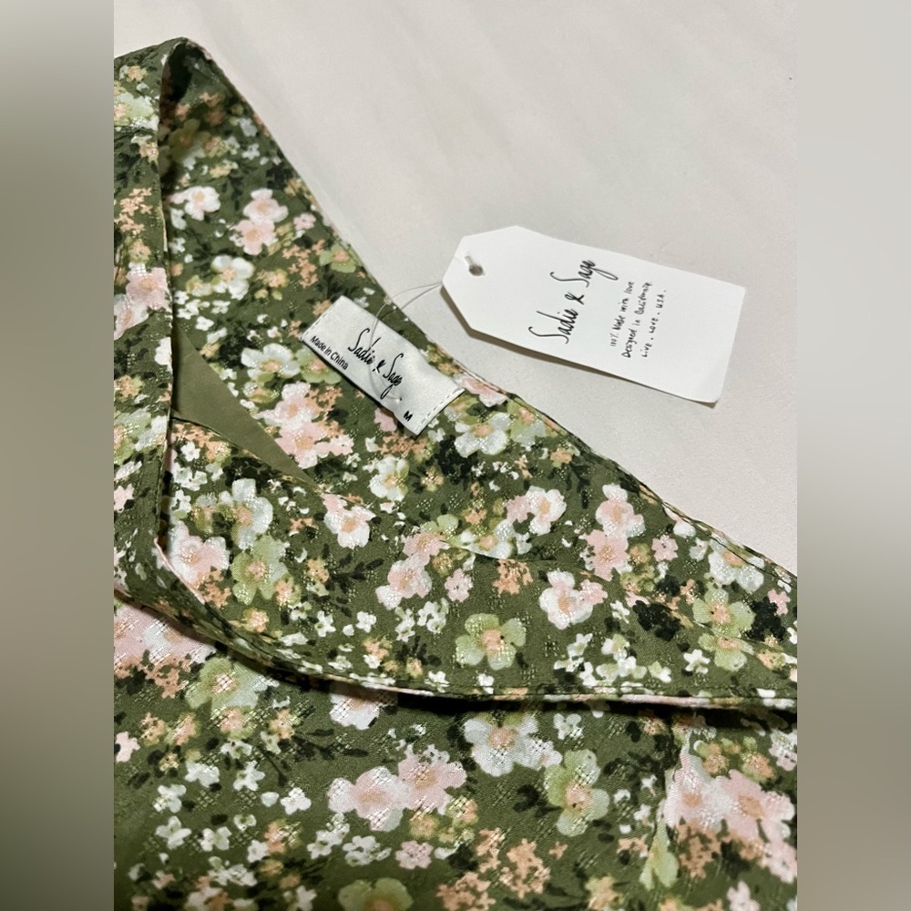 Sold out✨Fall Floral Midi Skirt